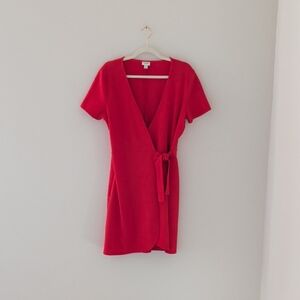 deal ! Banana Republic Red Wrap Dress - size Medium